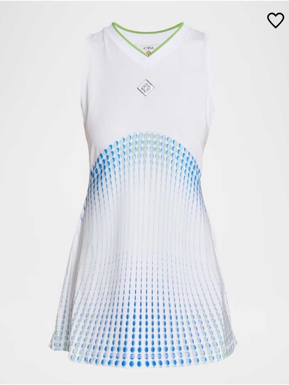 CASABLANCA Ombré Dot-Print Tennis Mini Dress